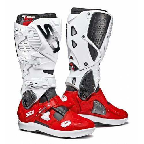 BOTAS SIDI CROSSFIRE 3 SRS - PRETO / VERMELHO / BRANCO
